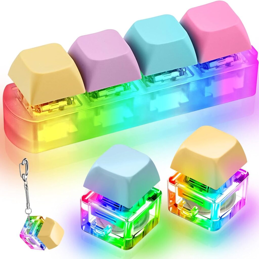 Rainbow Fidget Clicker Keyboard