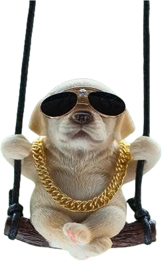 Swinging Cool Dog Car Pendant